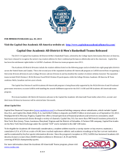 2013-14 Academic All-District Men`s Basketball Team