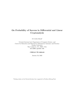 On Probability of Success in Differential and