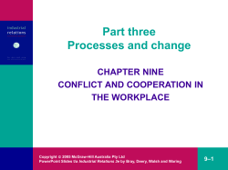 bargaining structures and processes
