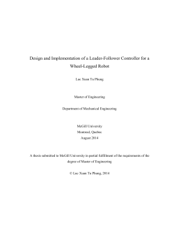 Design and Implementation of a Leader-Follower