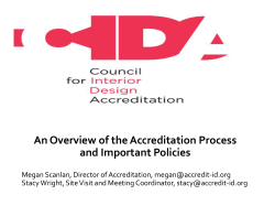 The Site Visit - Council for Interior Design Accreditation
