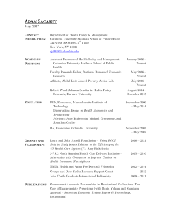 ADAM SACARNY May 2017