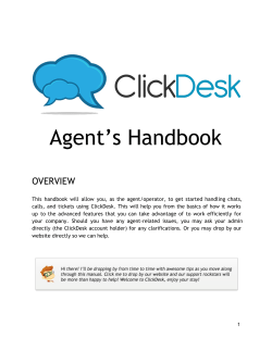 Agent`s Handbook