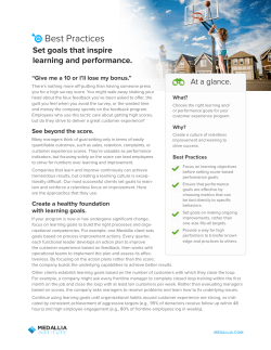 Goal Setting