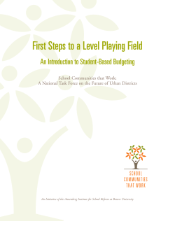 First Steps to a Level Playing Field: An Introduction to Student