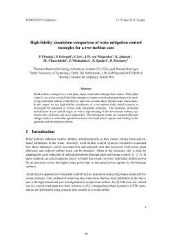 High-fidelity simulation comparison of wake mitigation control