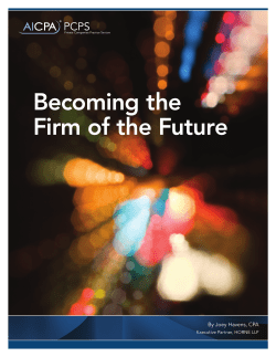 Becoming the Firm of the Future