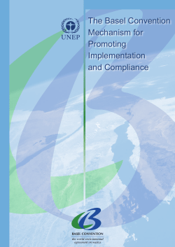 The Basel Convention Mechanism for Promoting Implementation