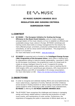Enter the EE MUSIC Europe Awards (.doc)