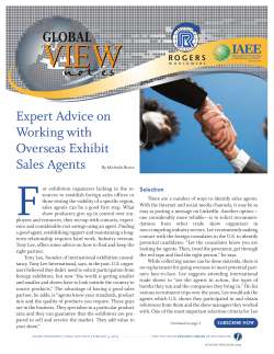 Expert Advice on Working with Overseas Exhibit Sales Agents