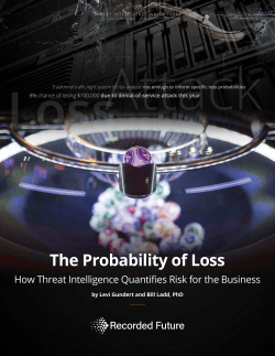 The Probability of Loss