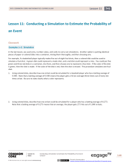 Grade 7 Mathematics Module 5, Topic B, Lesson 11
