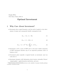 Optimal Investment Theory