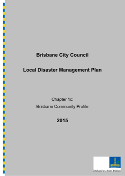 Chapter 1c: Brisbane Community Profile