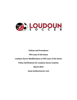 Loudoun Soccer Policies and Procedures