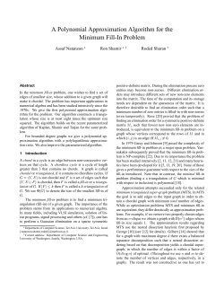 A Polynomial Approximation Algorithm for the Minimum Fill