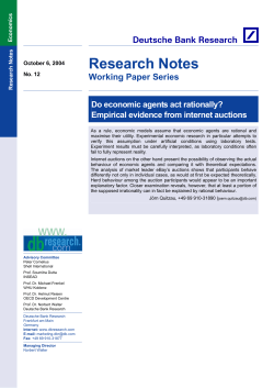 Do economic agents act rationally? Empirical evidence from internet