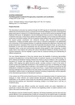 Foreign investment and sustainable development in
