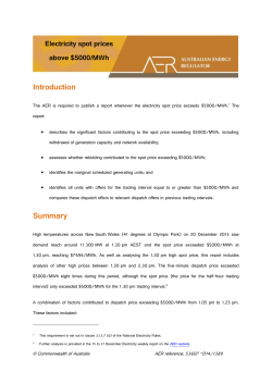 Price setters for 20 December 2013