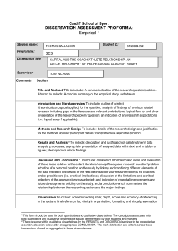 THOMAS GALLAGHER STUDENT NUMBER: ST10001352