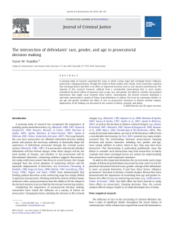 The intersection of defendants` race, gender, and age in