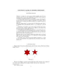 CONVEXITY RANKS IN HIGHER DIMENSION MENACHEM