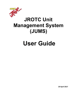 JUMS - US Army JROTC
