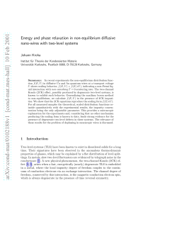 Energy and phase relaxation in non-equilibrium diffusive nano