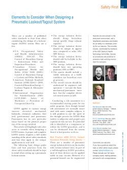 Safety First 31 Elements to Consider When Designing a Pneumatic