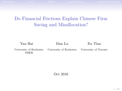 Do Financial Frictions Explain Chinese Firm