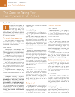 The Case for Taking Your Firm Paperless in 2016
