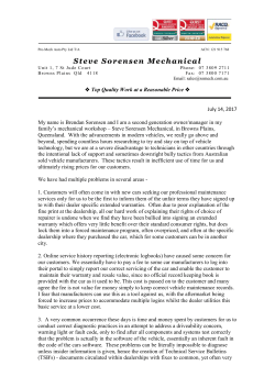 Steve Sorensen Mechanical