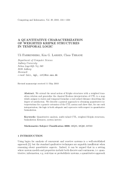 A QUANTITATIVE CHARACTERIZATION OF WEIGHTED KRIPKE
