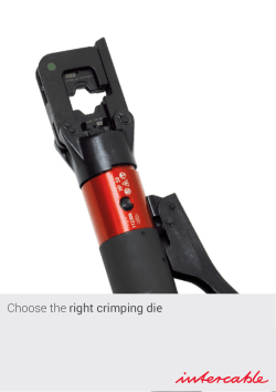 Choose the right crimping die (PDF \ 3247 KB)
