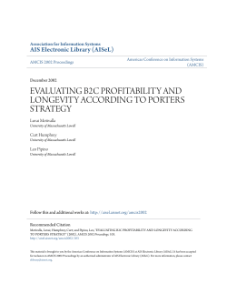 evaluating b2c profitability and longevity according to porters strategy