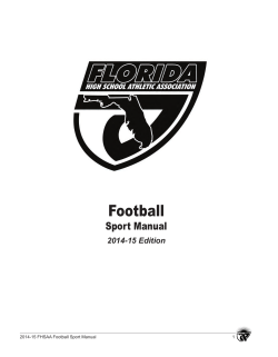 Football - Florida High School Athletic Association