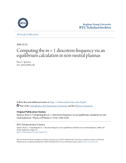 Computing the m = 1 diocotron frequency via an equilibrium