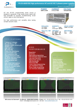 Page 1/3 PS-3X-AB/B1/B2 High performance AC