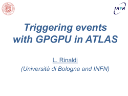 Presentazione di PowerPoint - Agenda INFN