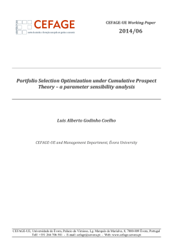 Portfolio Selection Optimization under Cumulative Prospect Theory