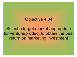 How Types of Customers Can be Used to Define a Market