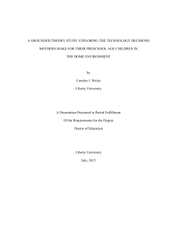 A Grounded Theory Study Exploring the Technology Decisions