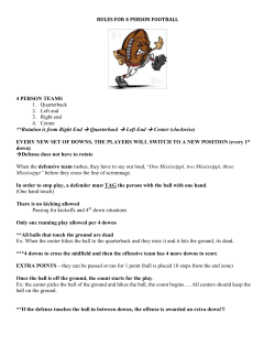 4-person Football Rules