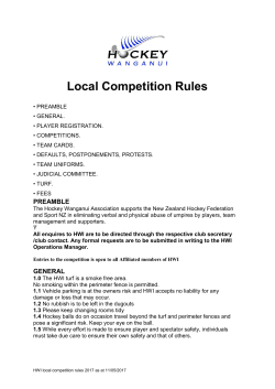 Local Competition Rules