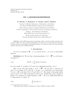 on q-homeomorphisms