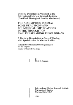 the assumption dogma