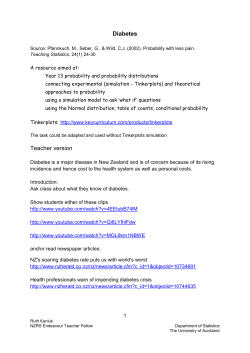 Diabetes teacher version