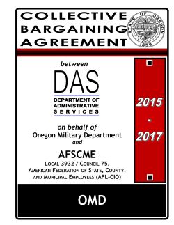 State of Oregon: Department of Administrative Services