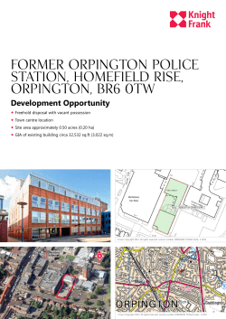 Former orpington police Station, HomeField riSe