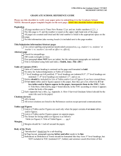 Appendix A: An Introduction to APA Style and Research - UW